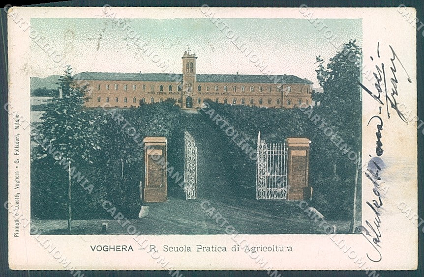 Pavia Voghera Scuola Pratica di Agricoltura cartolina JK5899 – fronte