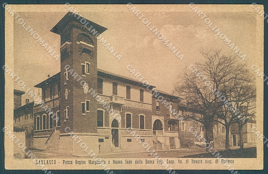 Pavia Garlasco Piazza Regina Margherita cartolina JK5902 – fronte