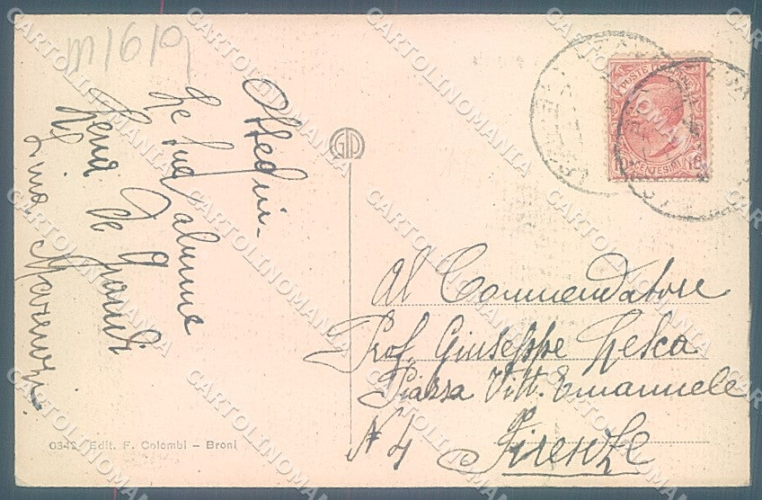 Pavia Zavattarello Castello cartolina JK5905 – retro