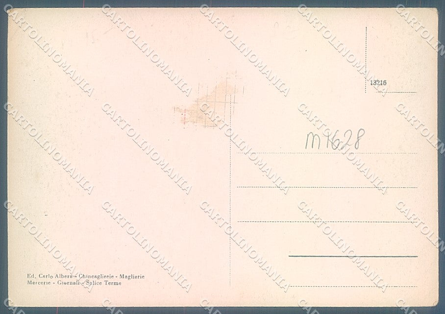 Pavia Salice Terme Grand Hotel FG cartolina JK5909 – retro