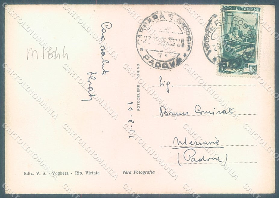 Pavia Voghera Piazza Meardi Foto FG cartolina JK5917 – retro