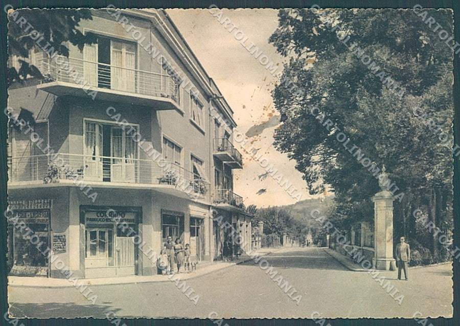 Pavia Salice Terme Via della Stazione FG cartolina JK5918 – fronte