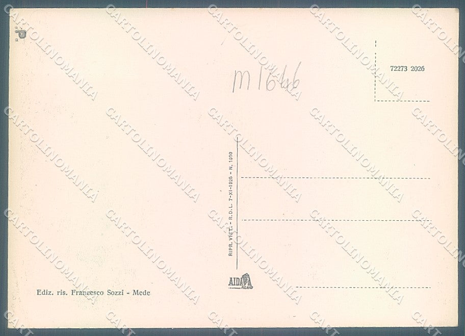 Pavia Vigevano Piazzale Stazione Ferroviaria FG cartolina JK5919 – retro