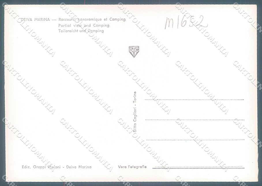 La Spezia Deiva Marina Foto FG cartolina JK5924 – retro