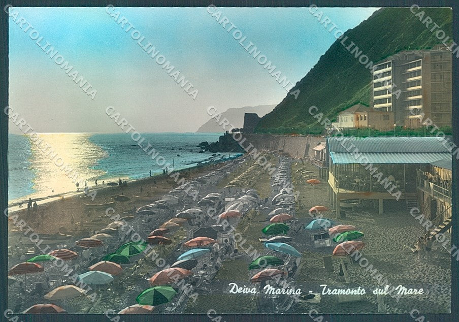 La Spezia Deiva Marina Spiaggia Tramonto Foto FG cartolina JK5926 – fronte