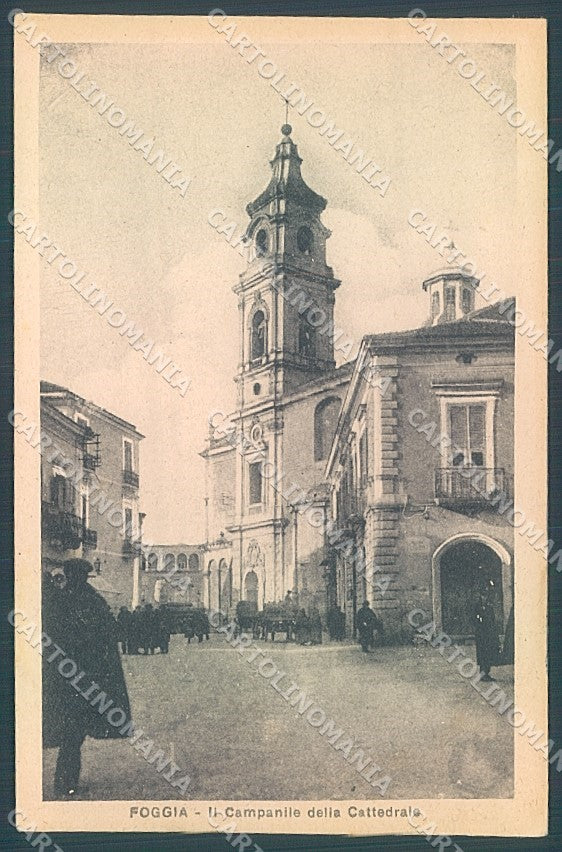 Foggia Città Campanile Cattedrale cartolina JK5934 – fronte