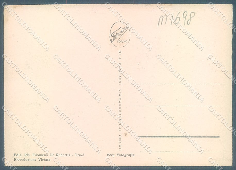 Bari Trani Porto PIEGA ANGOLO Foto FG cartolina JK5939 – retro