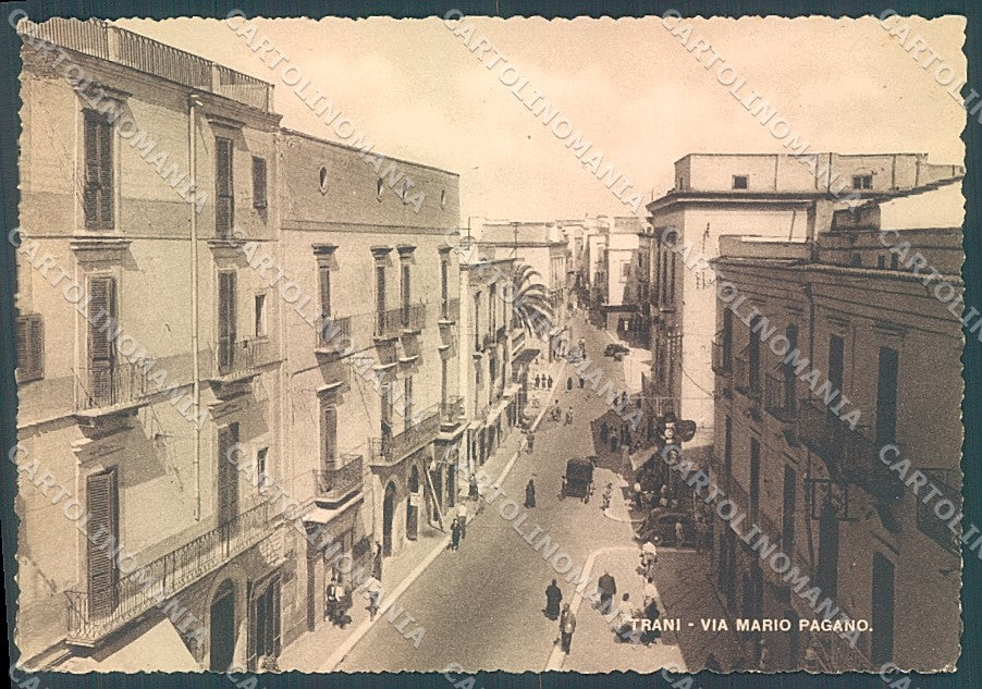 Bari Trani Via Mario Pagano FG cartolina JK5941 – fronte