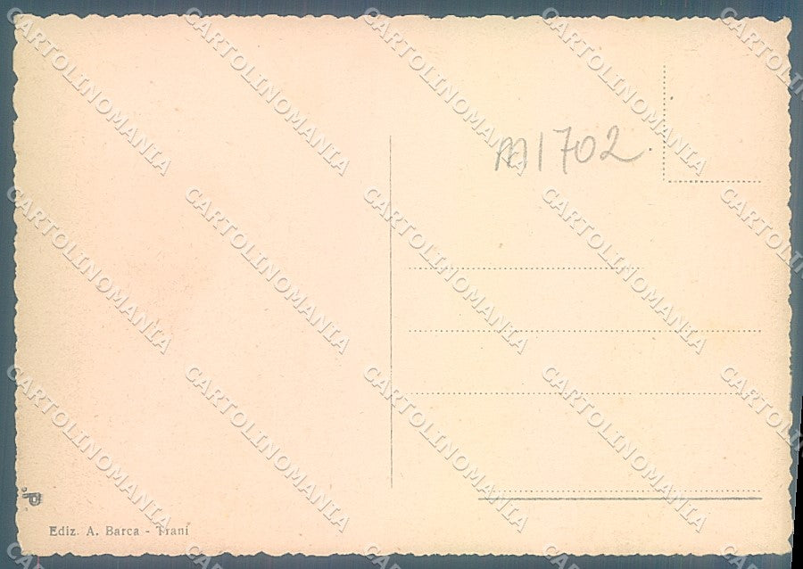 Bari Trani Via Mario Pagano FG cartolina JK5941 – retro