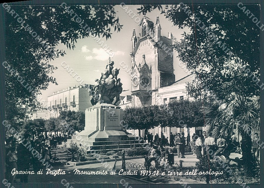 Bari Gravina di Puglia Monumento Caduti Foto FG cartolina JK5943 – fronte