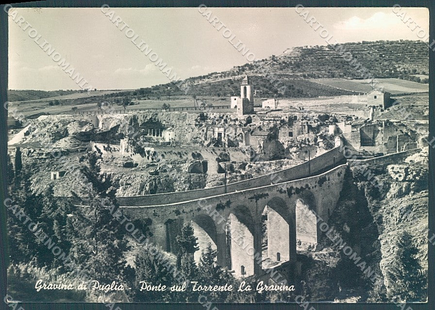Bari Gravina di Puglia Ponte sul Torrente Foto FG cartolina JK5945 – fronte