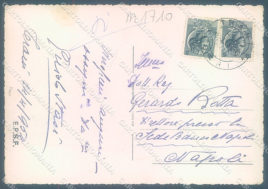 Bari Trani Jolly Hotel FG cartolina JK5946 – retro