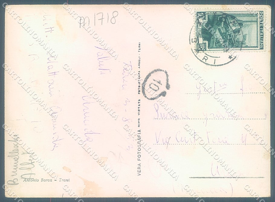 Bari Trani Chiesa Porto Foto FG cartolina JK5949 – retro