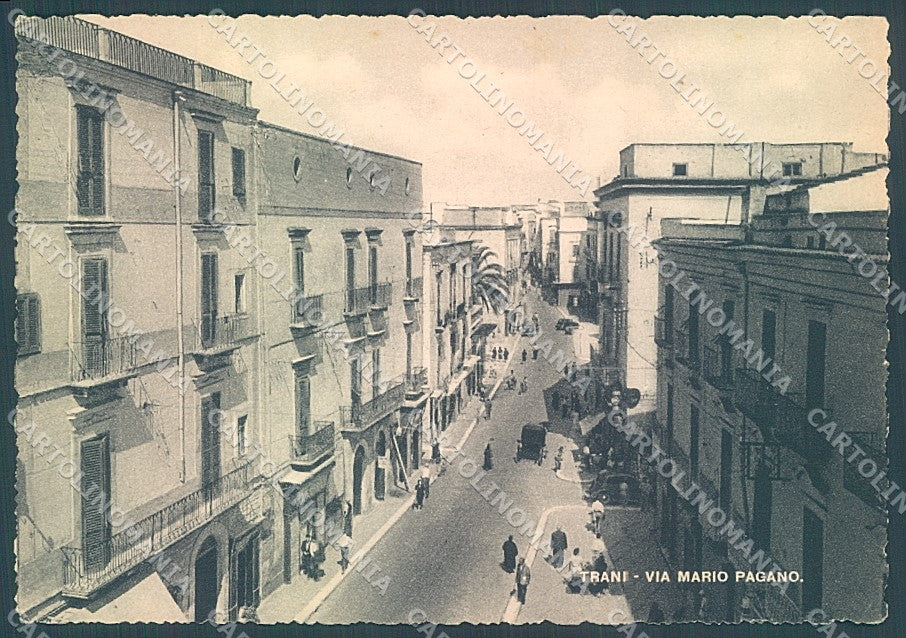 Bari Trani Via Mario Pagano FG cartolina JK5950 – fronte