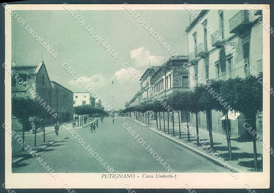 Bari Putignano Corso Umberto I FG cartolina JK5951 – fronte