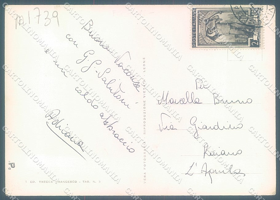 Foggia Orta Nova Villa Comunale Foto FG cartolina JK5957 – retro