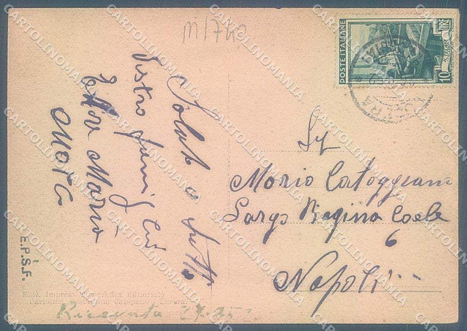 Foggia Lucera Palazzo di Giustizia FG cartolina JK5958 – retro