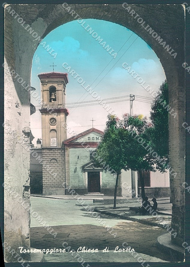 Foggia Torremaggiore Chiesa di Loreto Foto FG cartolina JK5959 – fronte