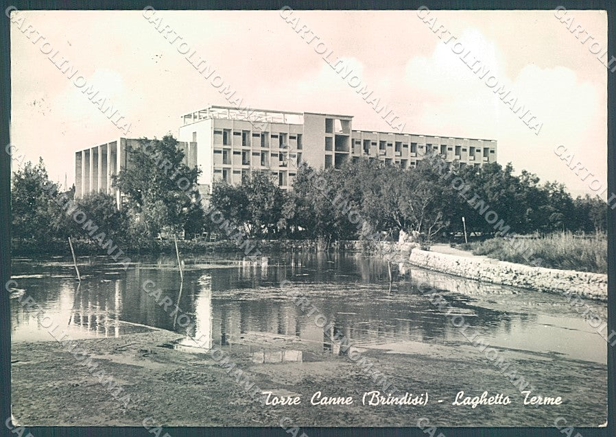 Brindisi Città Torre Canne Laghetto Alterocca 13508 Foto FG cartolina JK5963 – fronte