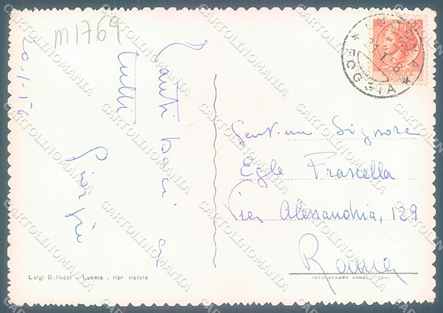 Foggia Lucera Anfiteatro Augusteo Foto FG cartolina JK5967 – retro