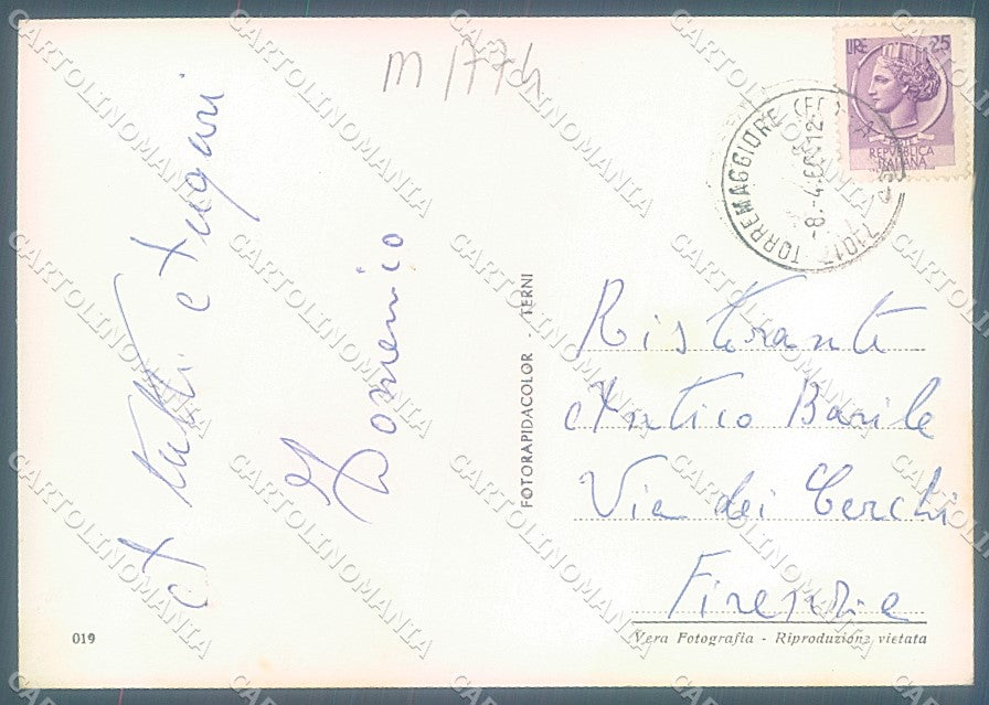 Foggia Torremaggiore Corso Matteotti Foto FG cartolina JK5968 – retro