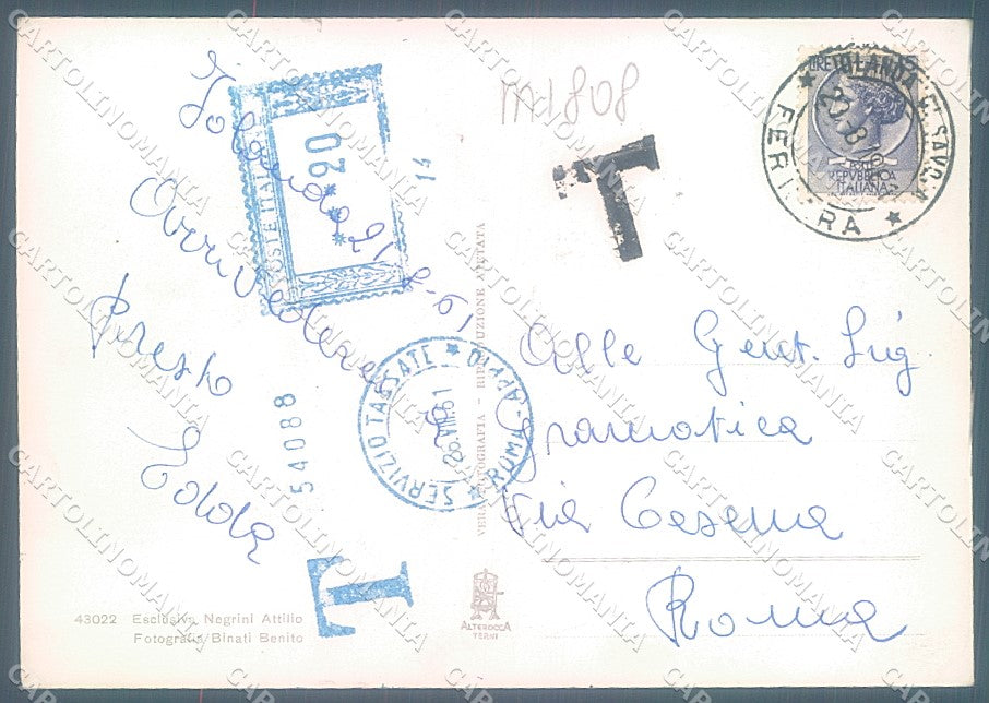 Ferrara Iolanda di Savoia Teatro Alterocca 43022 Foto FG cartolina JK5981 – retro