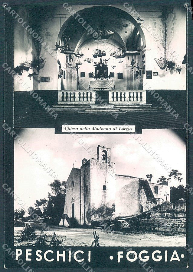Foggia Peschici Chiesa Madonna di Loreto Foto FG cartolina JK5983 – fronte