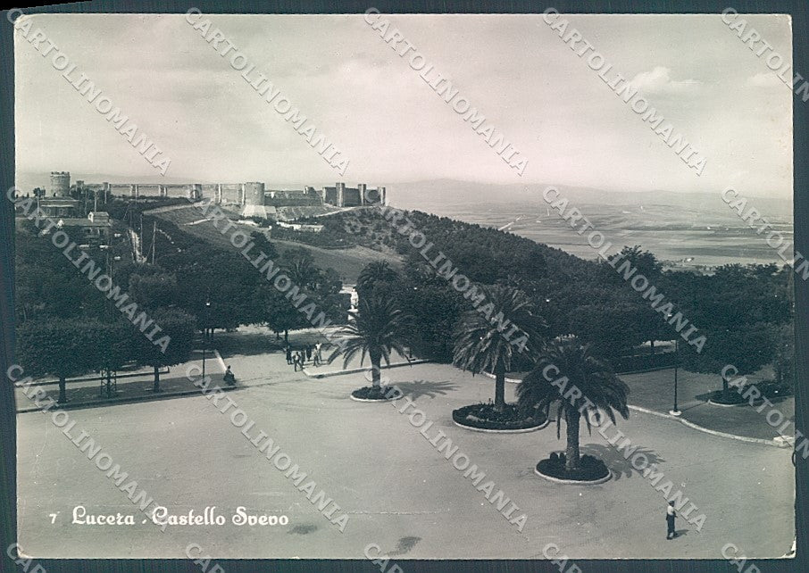 Foggia Lucera Castello Svevo Foto FG cartolina JK5986 – fronte