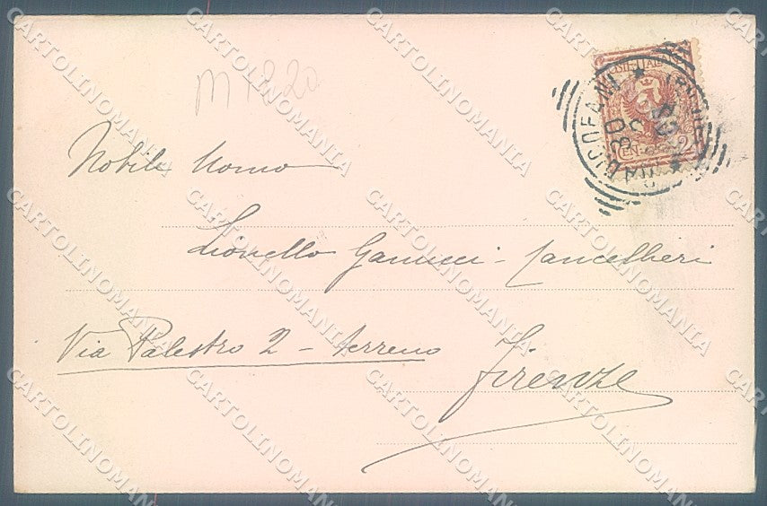 Arezzo Romena Casentino Ruderi Castello Alterocca 424 cartolina JK5990 – retro