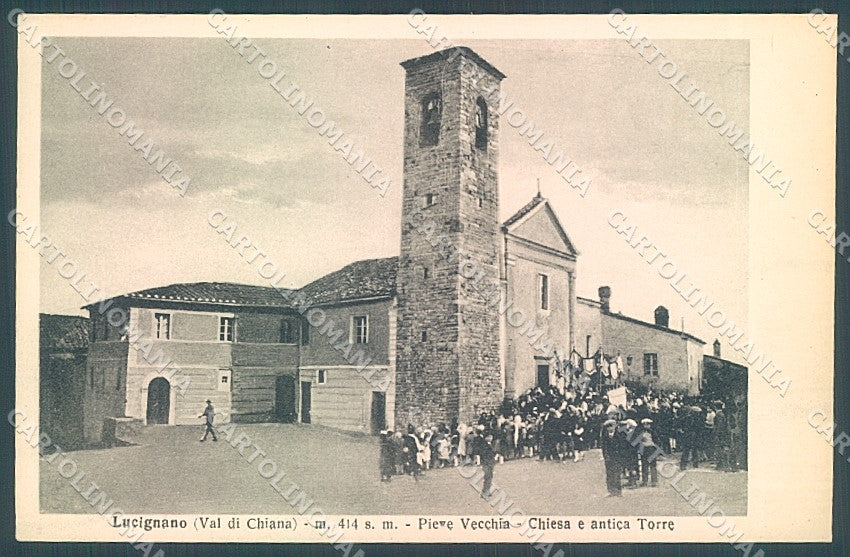Arezzo Lucignano Chiesa Antica Torre Alteroca 854-46 cartolina JK5993 – fronte