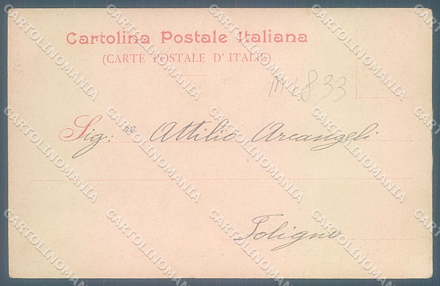 Arezzo Foiano della Chiana Piazzale Garibaldi PIEGHINE cartolina JK5995 – retro