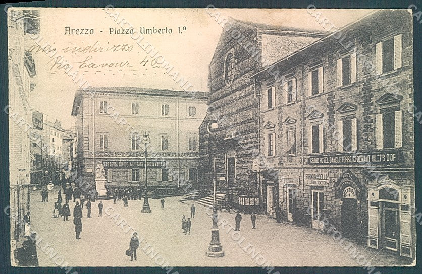 Arezzo Città Piazza Umberto I cartolina JK6005 – fronte