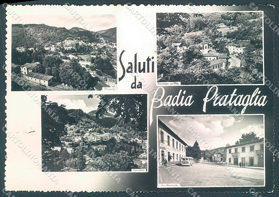 Arezzo Badia Prataglia saluti da Foto FG cartolina JK6016 – fronte