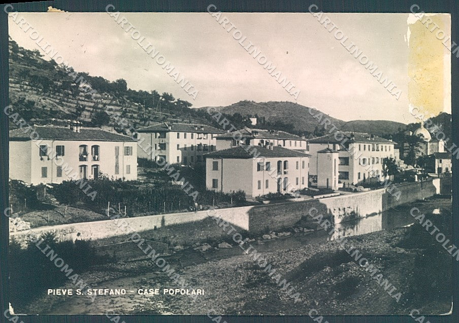 Arezzo Pieve S. Stefano Case Popolari ABRASA Foto FG cartolina JK6018 – fronte