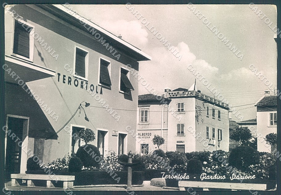 Arezzo Terontola Giardino Stazione Alterocca 13310 Foto FG cartolina JK6019 – fronte