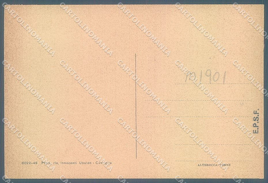 Arezzo Cavriglia Monastero Via Roma Alterocca 8022-49 FG cartolina JK6020 – retro