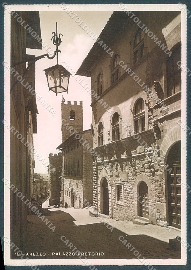 Arezzo Città Palazzo Pretorio Foto FG cartolina JK6022 – fronte