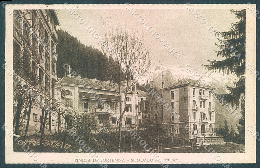 Sondrio Sondalo Pineta di Sortenna cartolina JK6029 – fronte
