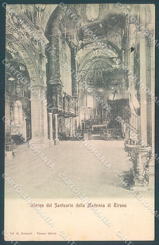 Sondrio Tirano Santuario della Madonna cartolina JK6031 – fronte
