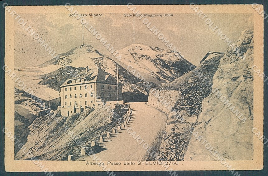 Sondrio Stelvio Albergo cartolina JK6034 – fronte
