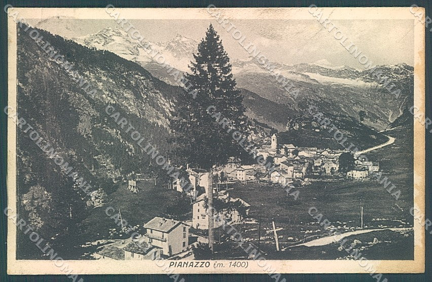 Sondrio Pianazzo cartolina JK6037 – fronte