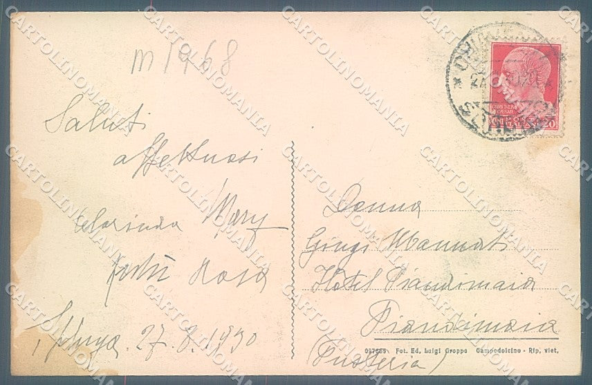 Sondrio Pianazzo cartolina JK6037 – retro