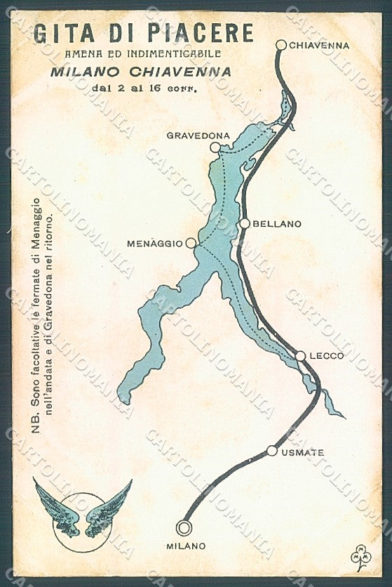 Sondrio Chiavenna cartolina JK6039 – fronte