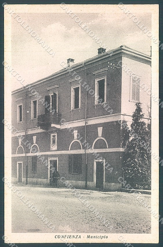 Pavia Confienza Municipio cartolina JK6042 – fronte