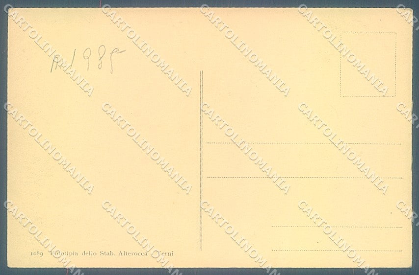 Pavia Città Monumento Famiglia Cairoli Alterocca 1089 cartolina JK6046 – retro