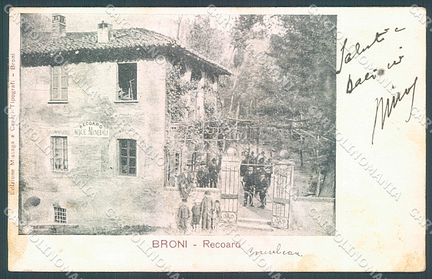 Pavia Broni Recoaro Acque Minerali cartolina JK6050 – fronte