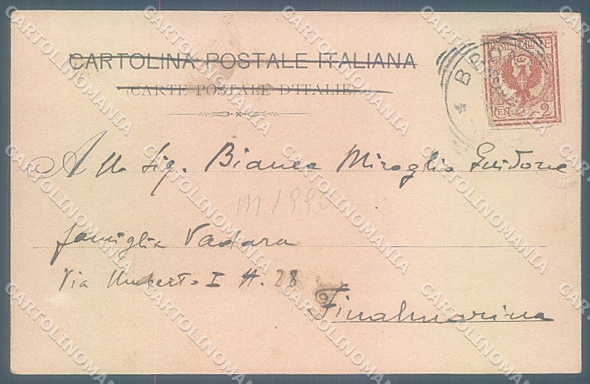 Pavia Broni Recoaro Acque Minerali cartolina JK6050 – retro