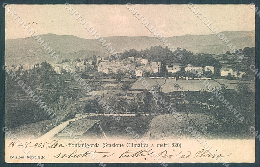 Pavia Fontanigorda cartolina JK6051 – fronte