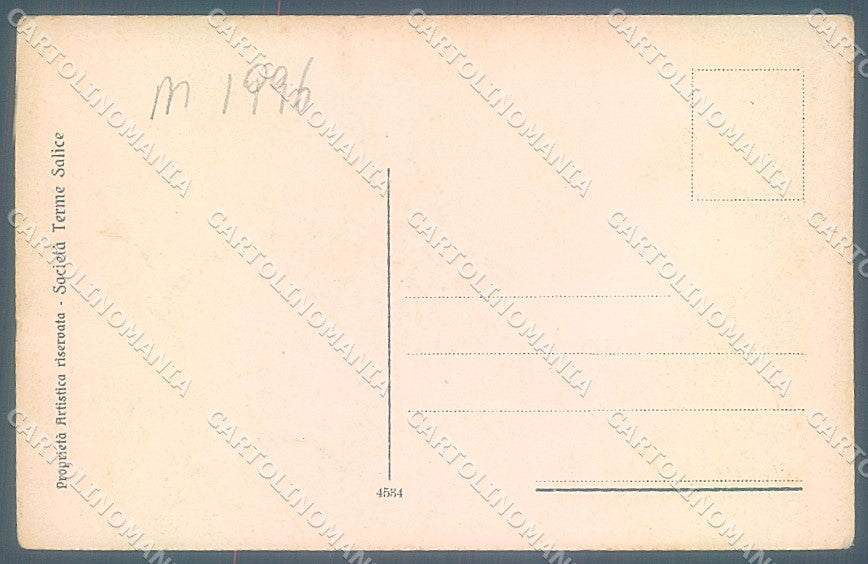 Pavia Salice Terme cartolina JK6054 – retro