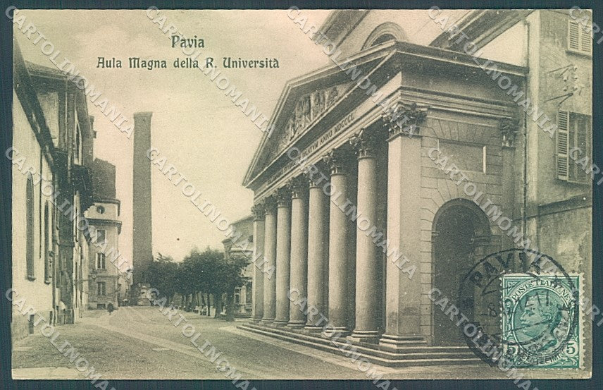 Pavia Città Aula Magna R. Università Modiano 63973 cartolina JK6055 – fronte
